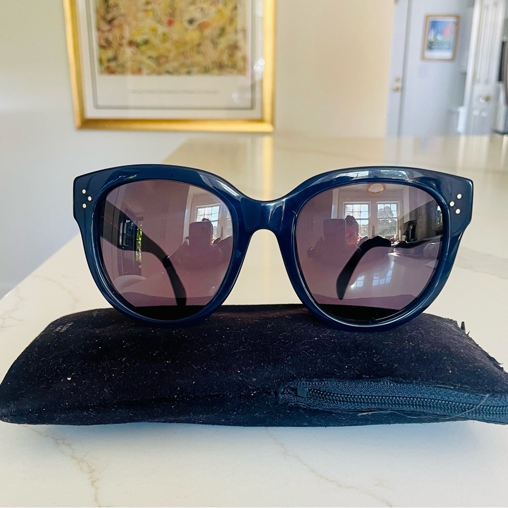Celine Audrey Sunglasses - Navy